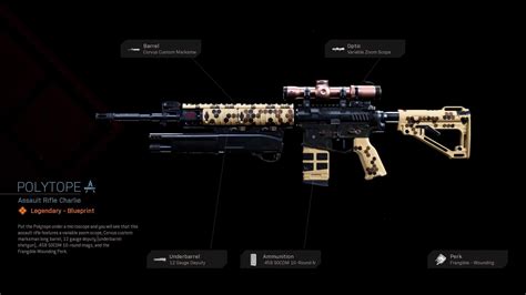 Polytope M4a1 Weapon Blueprint Call Of Duty Modern