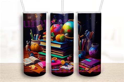 Teacher Appreciation 20 Oz Tumbler Wrap Graphic By Marino · Creative Fabrica