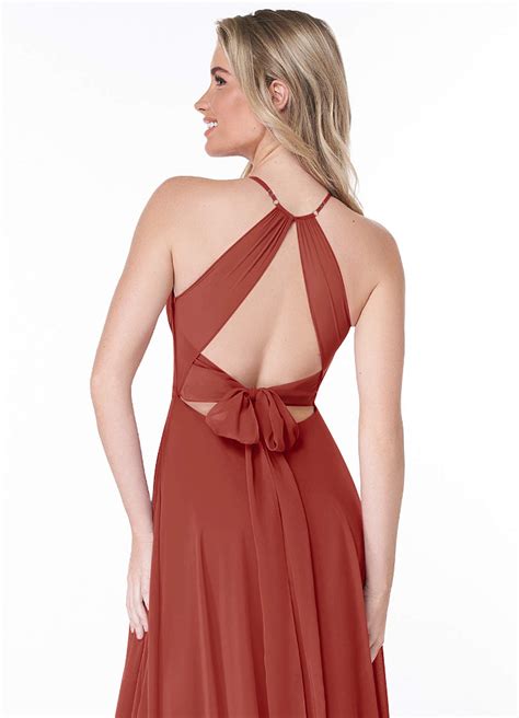 Terracotta Azazie Evalleen Bridesmaid Dresses Azazie