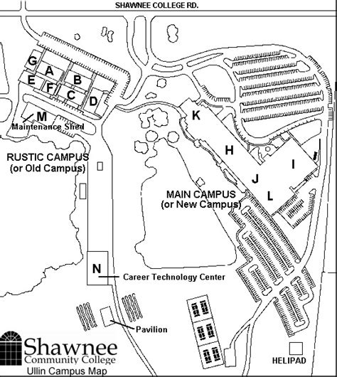 Shawnee State University Campus Map