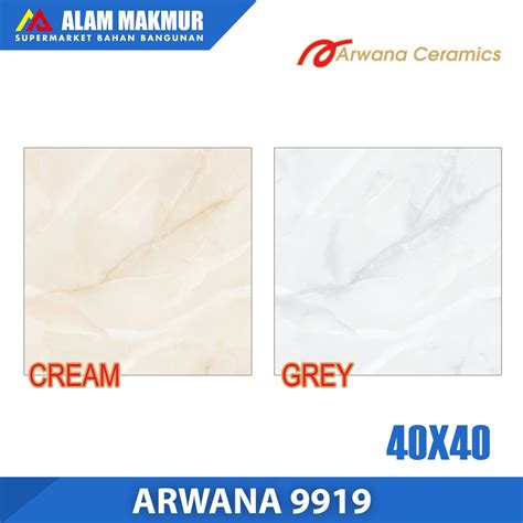 Jual Keramik Lantai Arwana X Cream Grey Shopee Indonesia