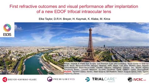 First Refractive Outcomes And Visual Performance After Implantation Of A New Edof Trifocal