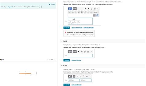 Solved Find An Expression For The Electric Field Strength On Chegg