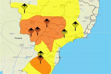 Previsão indica final de semana chuvoso em Limeira alerta de