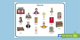 Christian Creation Story Word Mat Teacher Made Twinkl