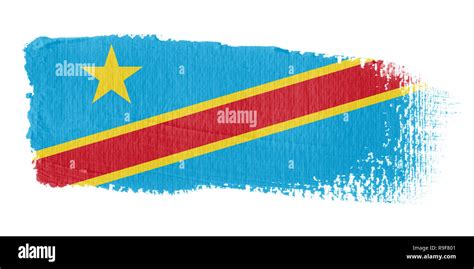 Drawing Flag Democratic Republic Congo Cut Out Stock Images And Pictures