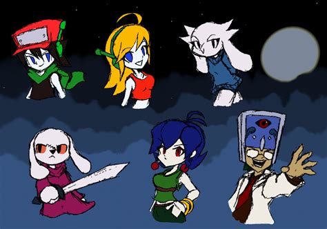 Artstation Cave Story Battle Character Sketches