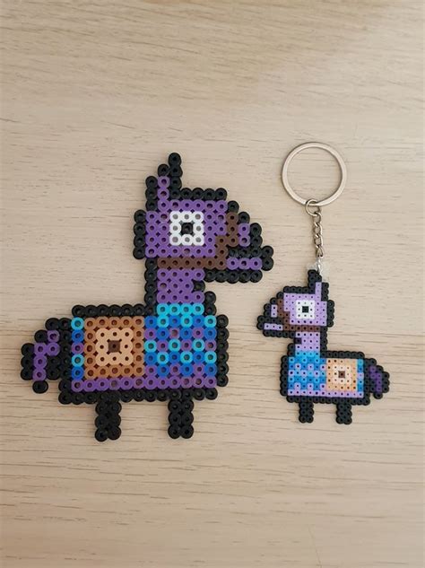 Fortnite Llama Perler Bead Art Hamma Beads Ideas Perler Bead Disney