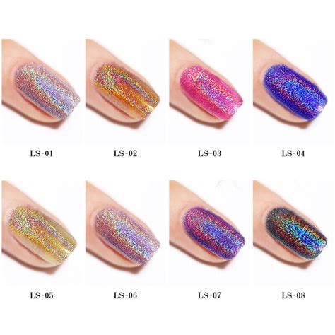 Vernis À Ongles Holographique Laser À Paillettes Effet Caméléon 7Ml R