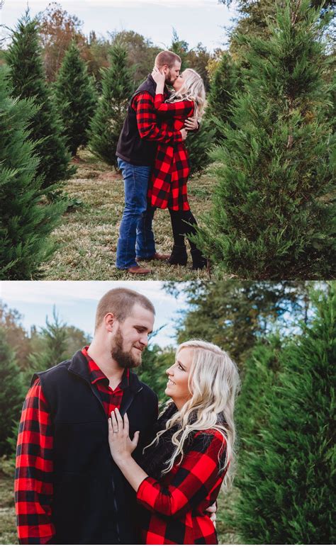 Tree Farm Proposal, Winter Photography, Photography Ideas, Surprise Proposal, Christmas Tree ...