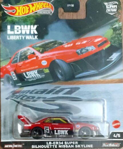 Hot Wheels Mountain Drifters Nissan Skyline Lb Er Super