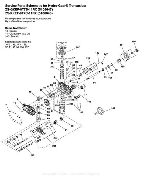 Hydro Gear Zt Parts Diagram