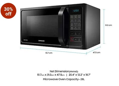 Samsung 28 L Convection Microwave Oven Mc28h5013ak Tl Black Balwant Singh Hamdam Medium