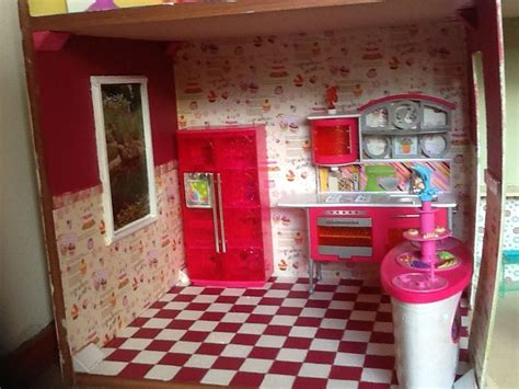 Barbie Dollhouse Kitchen Diy Barbie Diy Barbie Dolls Barbie Stuff Dollhouse Kitchen