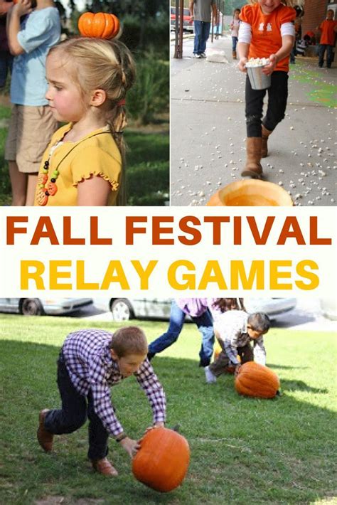 Fun Pumpkin Games To Play With Kids Fall Festival Activities Fall