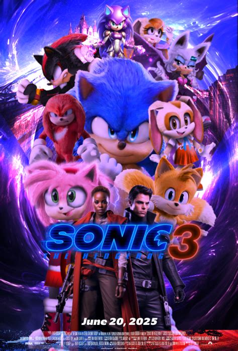 Sonic The Hedgehog 3 official poster by xXMCUFan2020Xx on DeviantArt