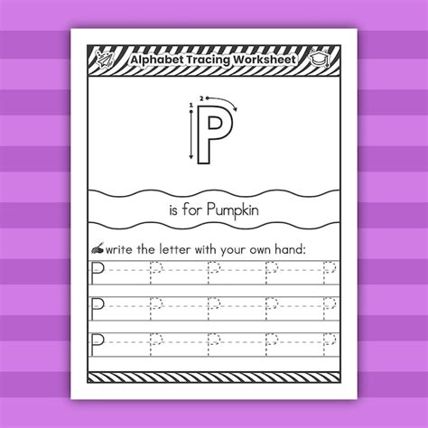 Premium Vector | Alphabet tracing worksheets - uppercase letter 