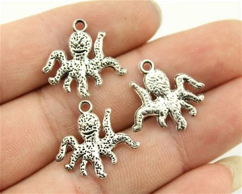 Wysiwyg Pcs X Mm Pendant Octopus Octopus Charm Pendants For