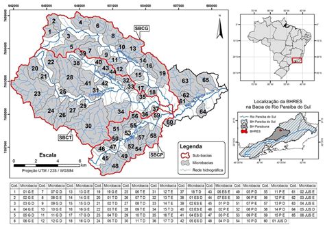 Localização Da Bacia Hidrográfica Do Ribeirão Do Espírito Santo Juiz