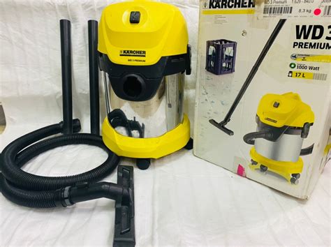 Karcher WD3 Premium Wet & Dry Vacuum Cleaner Full Set., TV & Home ...