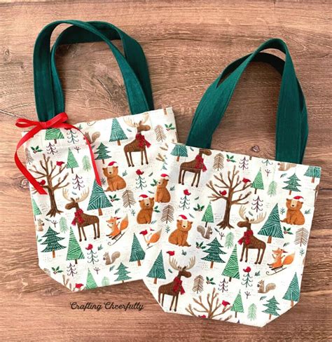 Fabric Gift Wrap Fabric Tote Bags Fabric Gifts Diy Fabric Gift Bags