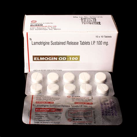 100 Mg Lamotrigine Sustained Release Tablet Prescription Treatment Epilepsy At Rs 200 Stripe