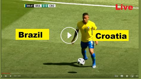 Live Football Brazil Vs Croatia Bra Vs Cro Fifa World Cup Qatar