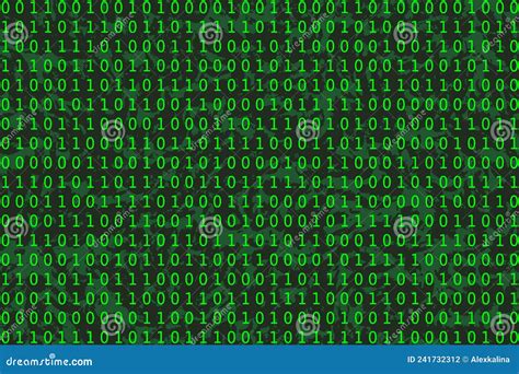 Program Datum Background Green Programming Binary Coding Matrix