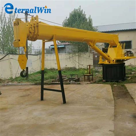 New Offshore Hydraulic Telescopic Marine Ship Crane Marine Boom