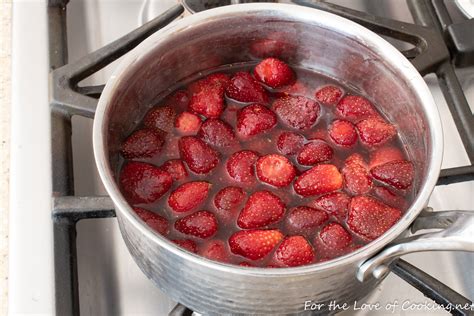 Strawberry Simple Syrup For The Love Of Cooking