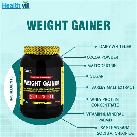 Buy Healthvit Fitness Weight Gainer Chocolate Flavour Kg Online