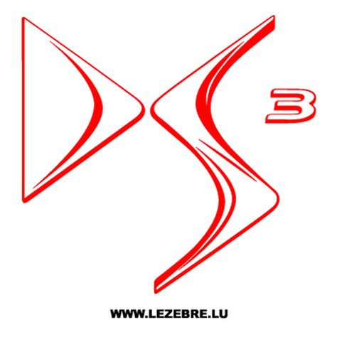 Sticker autocollant Citroën DS3 Logo