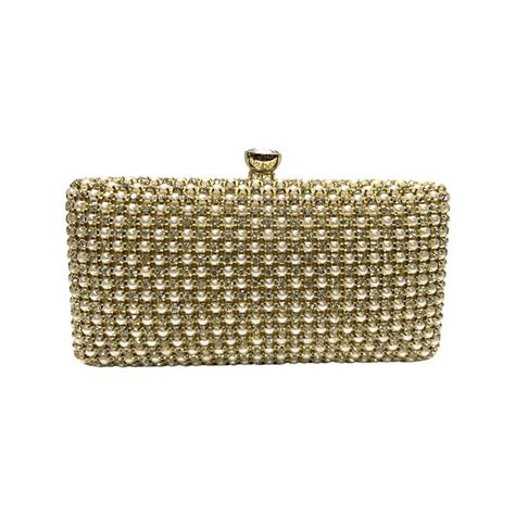 Bolsa Clutch Liage Festa Brilhante Brilho Metal Alça Alcinha Strass