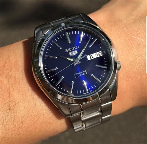 Seiko Snkl K Snkl K Snkl Snkl Jewels Blue Analog Automatic