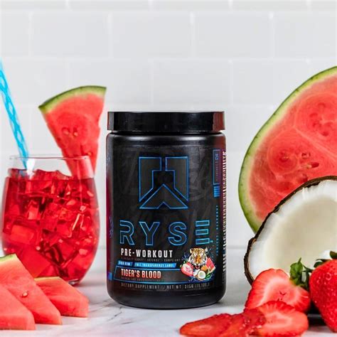 Ryse Project Blackout Pre Workout Pump Energy Strength With