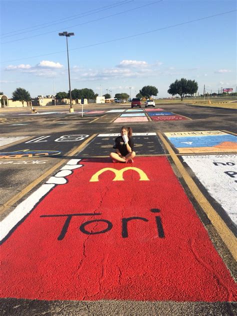 Senior Parking Spot with McDonalds logo | Parking spot painting ...