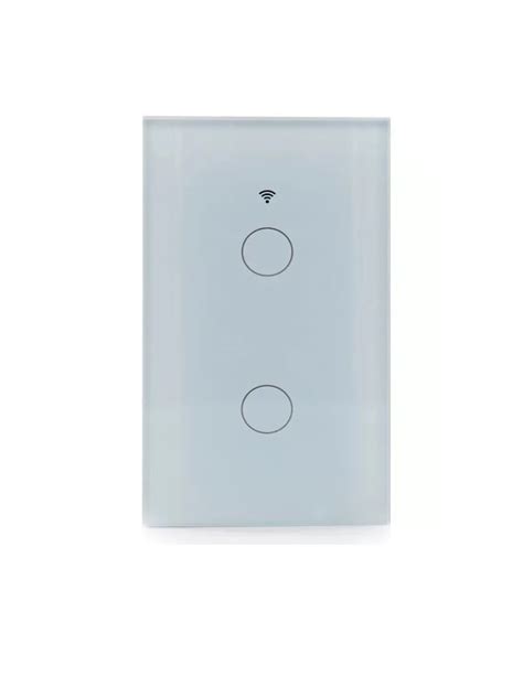 Interruptor Smart Wifi Touch 2 Botões Branco Combinado