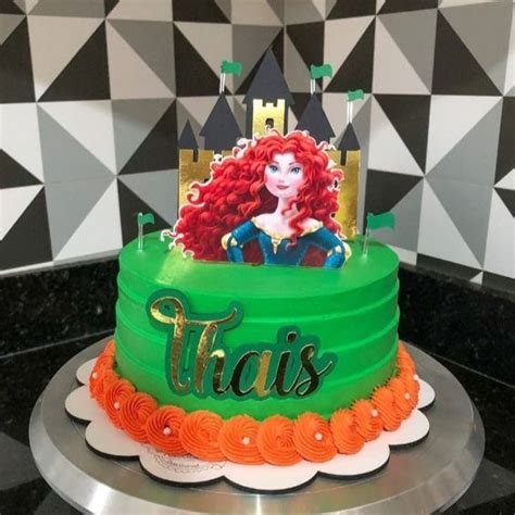 Geniales Ideas De Pasteles De Merida De Brave Disney Para Fiesta De