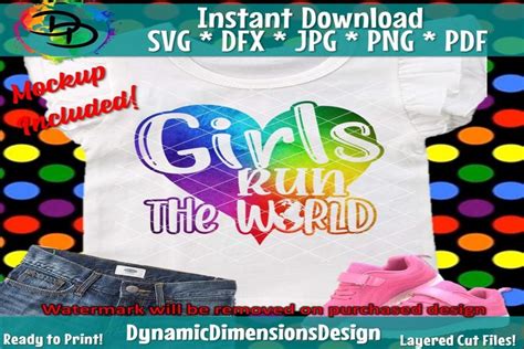 Girls Run the World Graphic by Dynamic Dimensions · Creative Fabrica