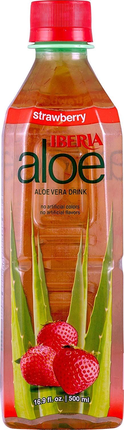 Iberia Aloe Vera Drink With Pure Aloe Pulp Variety Pack Of X