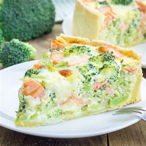 Quiche Met Zalm En Broccoli Jumbo