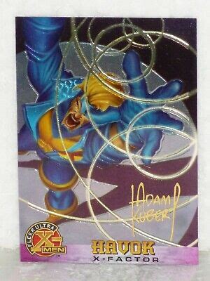 HAVOK Card 15 GOLD FOIL SIGNATURE Fleer Ultra X MEN CHROMIUM Andy