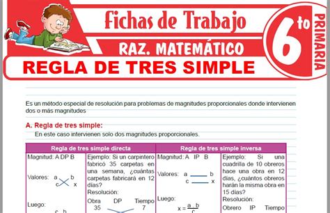 Planes Mostrar Legal Regla De Tres Simple Secundaria Lo Anterior Hecho