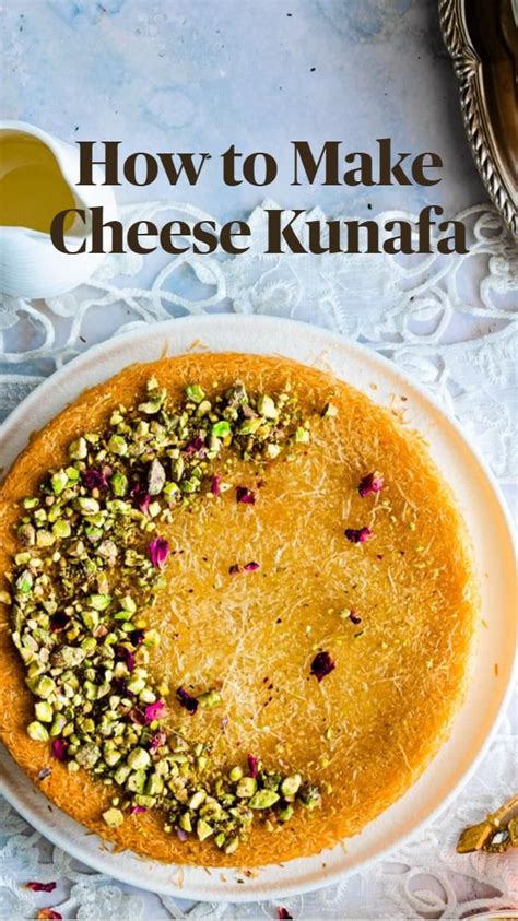 How To Make Cheese Kunafa Recipes With Mozzarella Cheese Mozzarella