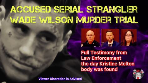 Wade Wilson No Emotion As Evidence Of Kristine Melton Murder Shown In The Court Wadewilson