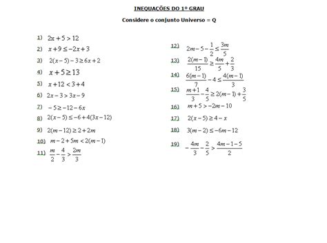 Lista De Exercícios Equação Do 1 Grau Com Gabarito Pdf Edukita