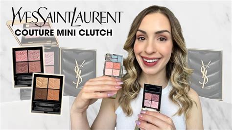 Ysl Mini Couture Clutch Palettes Worth It Swatches Review Babylone