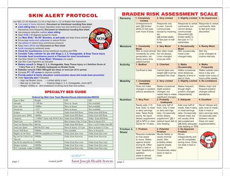 PDF SKIN ALERT PROTOCOL BRADEN RISK Kentuckyonehealth Org Documents