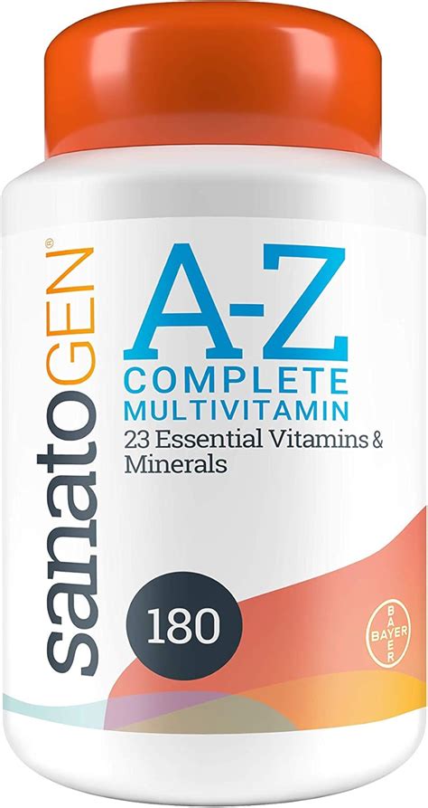 Sanatogen A Z Complete Multivitamin Tablets With Essential Vitamins