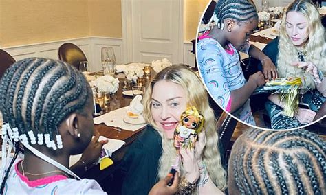 Madonna Beams As She Celebrates Twin Daughters Estere And Stellas